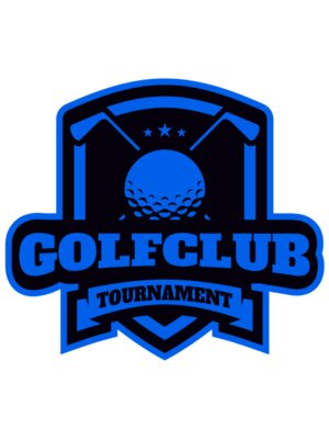 Golf Club Tournament logo template 03