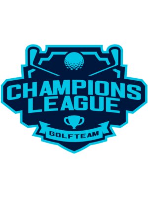 Champions League Golf Team logo template