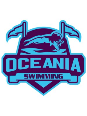 Oceania Swimming logo template